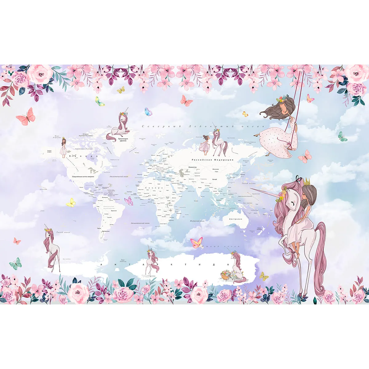 Дизайнерские фотообои рулонные Citydecor Princess 11 на флизелиновой основе 400x260 см