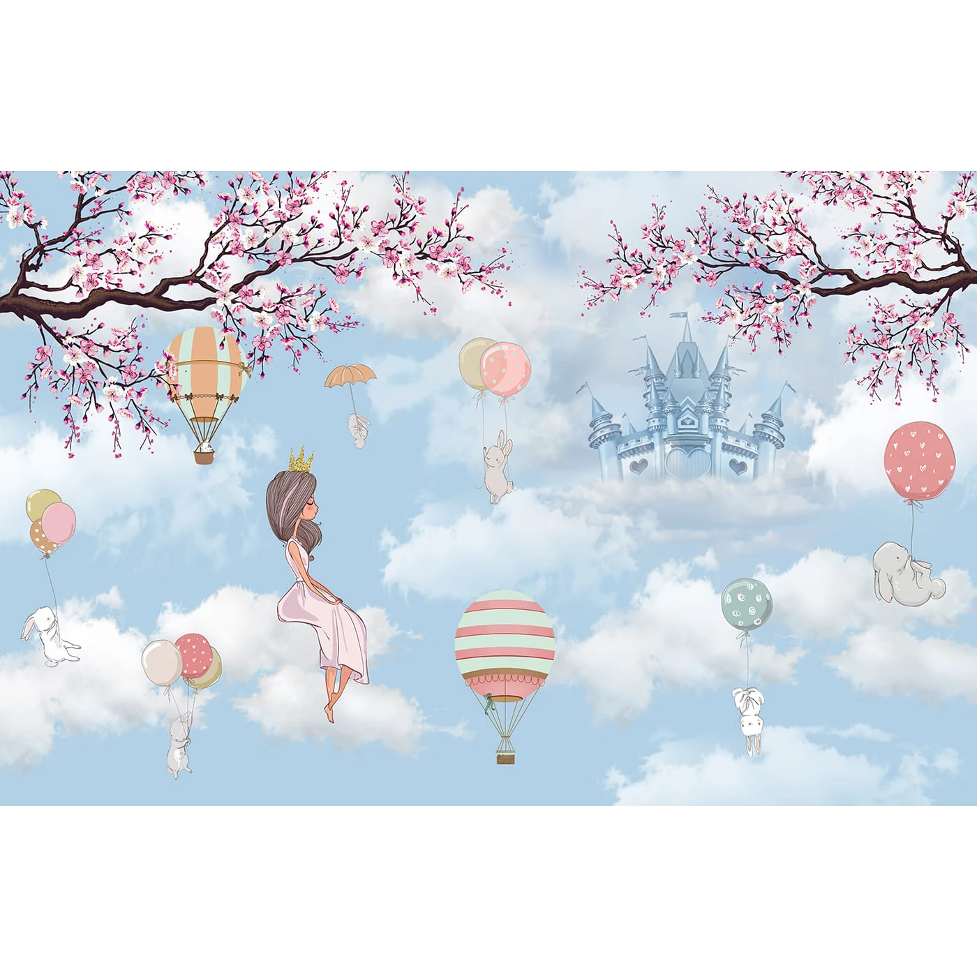 Бесшовное панно Citydecor Princess 24 на флизелиновой основе 400x270 см