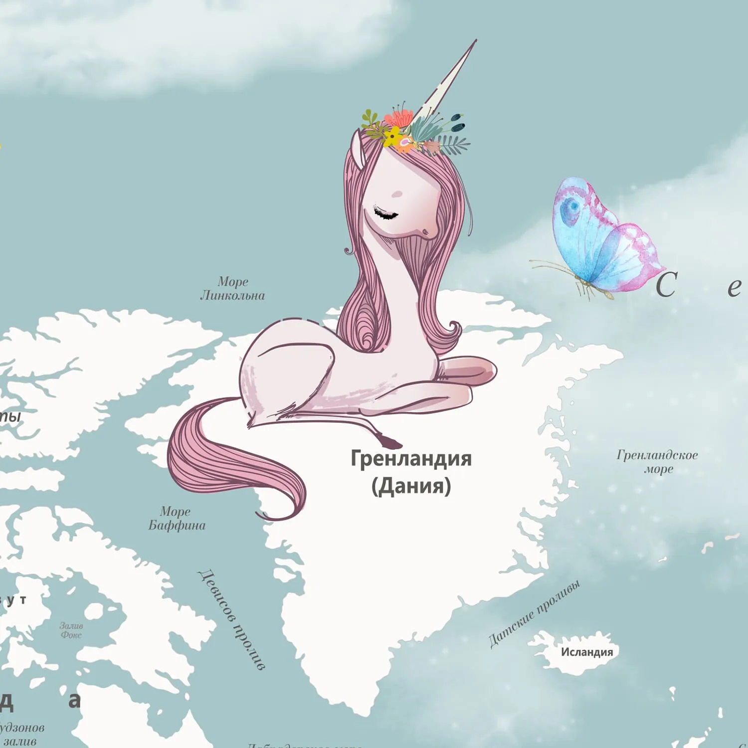 Дизайнерские фотообои рулонные Citydecor Princess 9 на флизелиновой основе 400x260 см