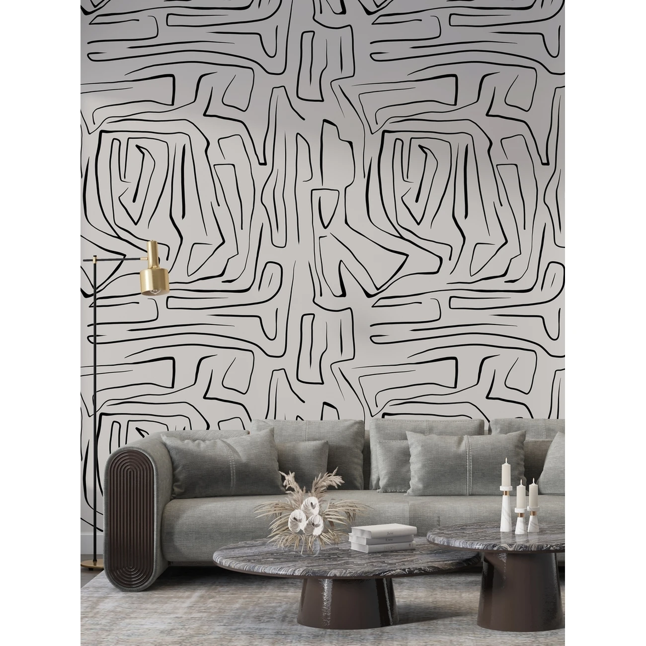 Фотообои рулонные Citydecor Scandi 28 на флизелиновой основе 400x260 см