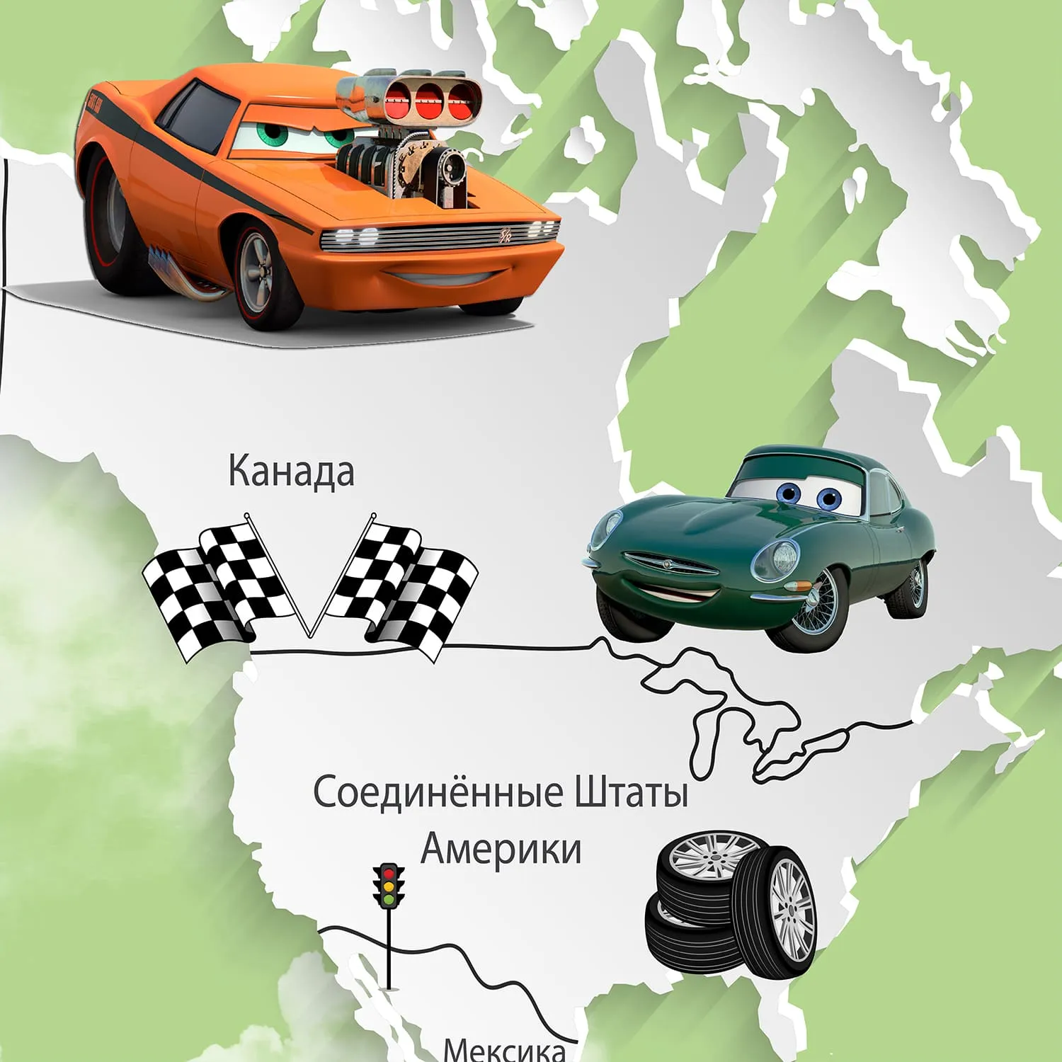 Дизайнерские фотообои рулонные Citydecor Superhero Молния МакКвин 3 на флизелиновой основе 400x260 см