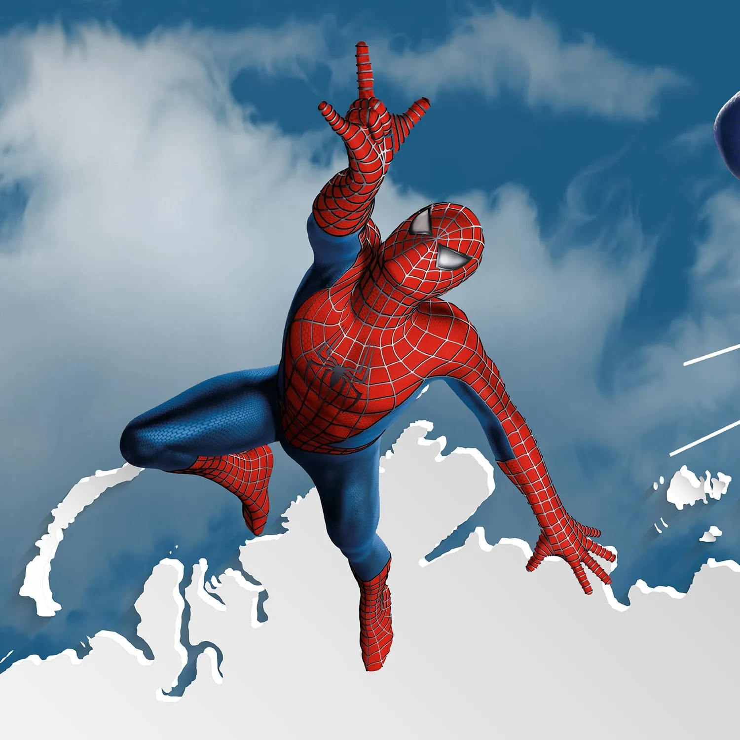 Дизайнерские фотообои рулонные Citydecor Superhero Spider-Man 4 на флизелиновой основе 400x260 см