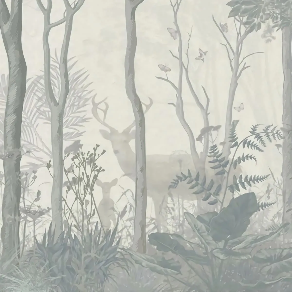 Дизайнерские фотообои рулонные Citydecor Таинственный лес на флизелиновой основе 400x260 см