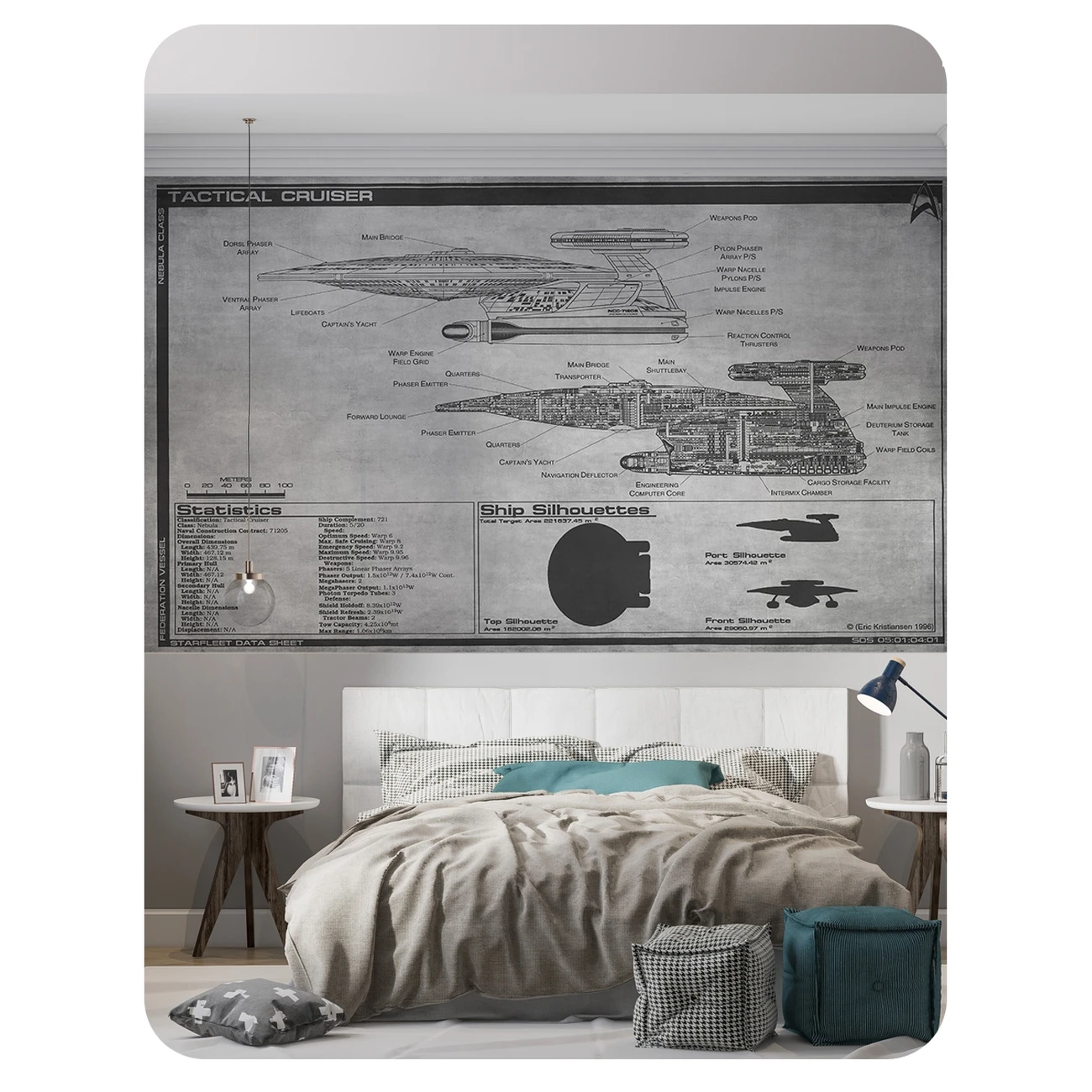 Фотообои рулонные Citydecor Technic 10 на флизелиновой основе 400x260 см