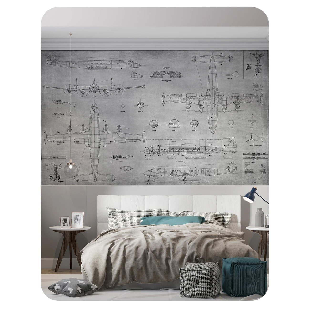 Фотообои рулонные Citydecor Technic 13 на флизелиновой основе 400x260 см