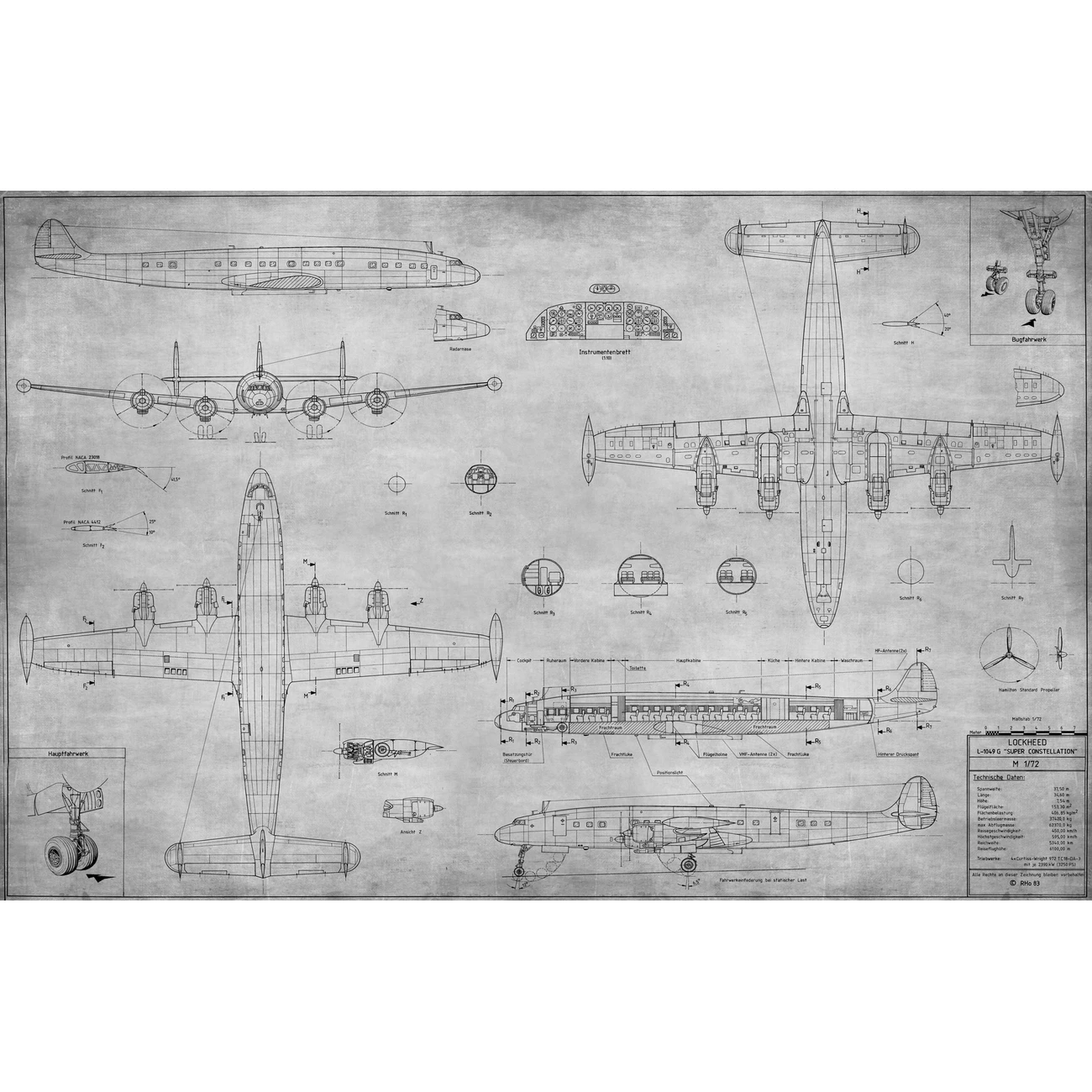 Фотообои рулонные Citydecor Technic 13 на флизелиновой основе 400x260 см