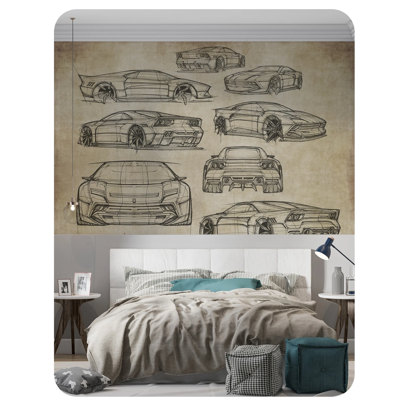 Фотообои рулонные Citydecor Technic 1 на флизелиновой основе 400x260 см