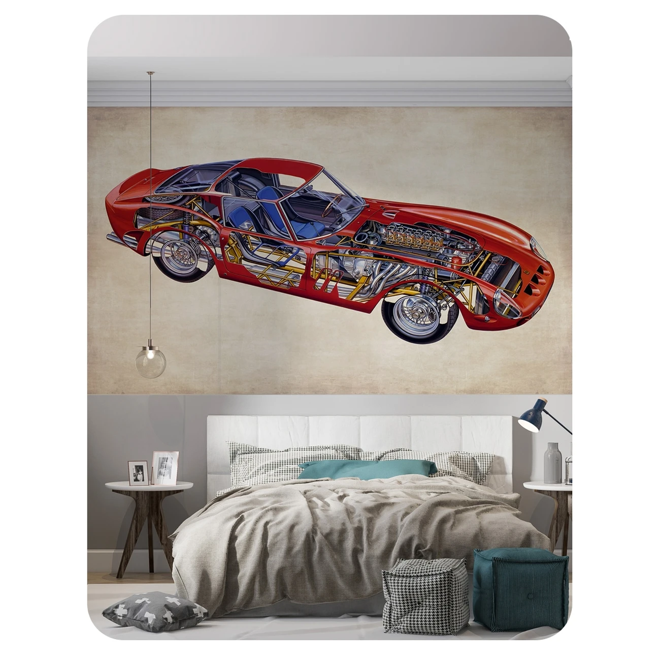 Фотообои рулонные Citydecor Technic 29 на флизелиновой основе 400x260 см