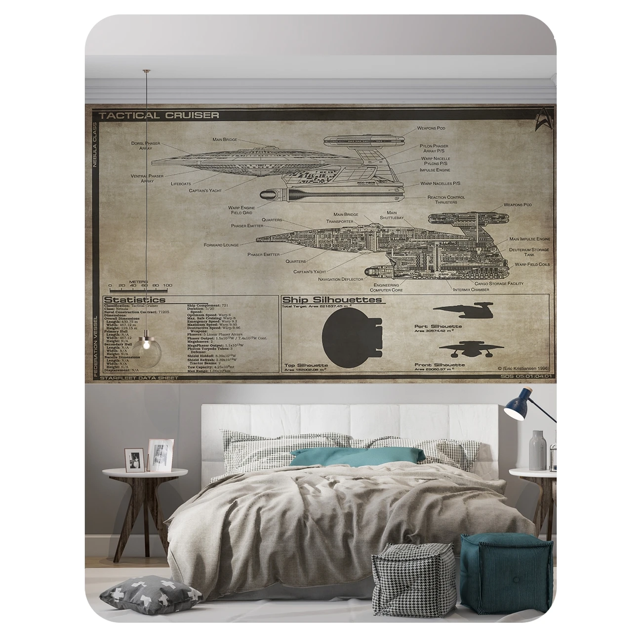 Фотообои рулонные Citydecor Technic 9 на флизелиновой основе 400x260 см