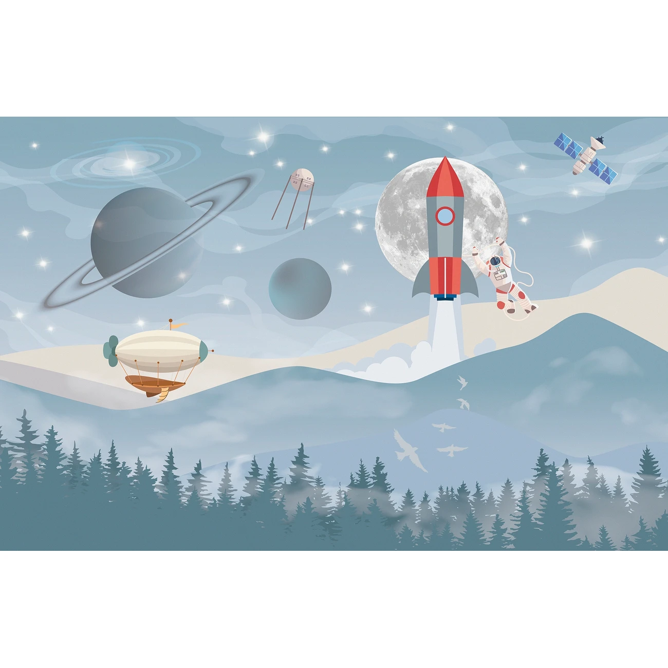 Фотообои рулонные Citydecor Universe 37 на флизелиновой основе 400x260 см