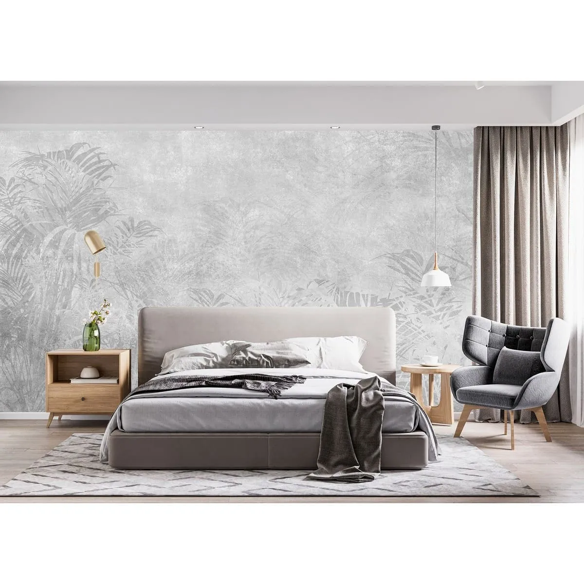 Бесшовное панно Citydecor Знойные тропики 8 на флизелиновой основе 400x270 см