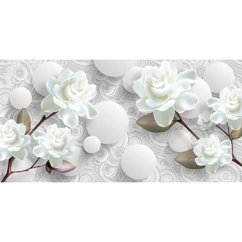 Фотообои рулонные Citydecor Цветочная абстракци 7 3D на флизелиновой основе 500x254 см