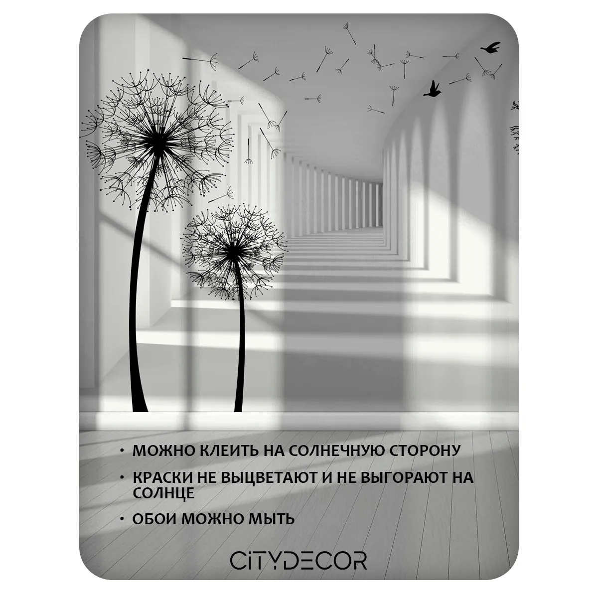 Фотообои рулонные Citydecor Абстракция 441 на флизелиновой основе 500x260 см