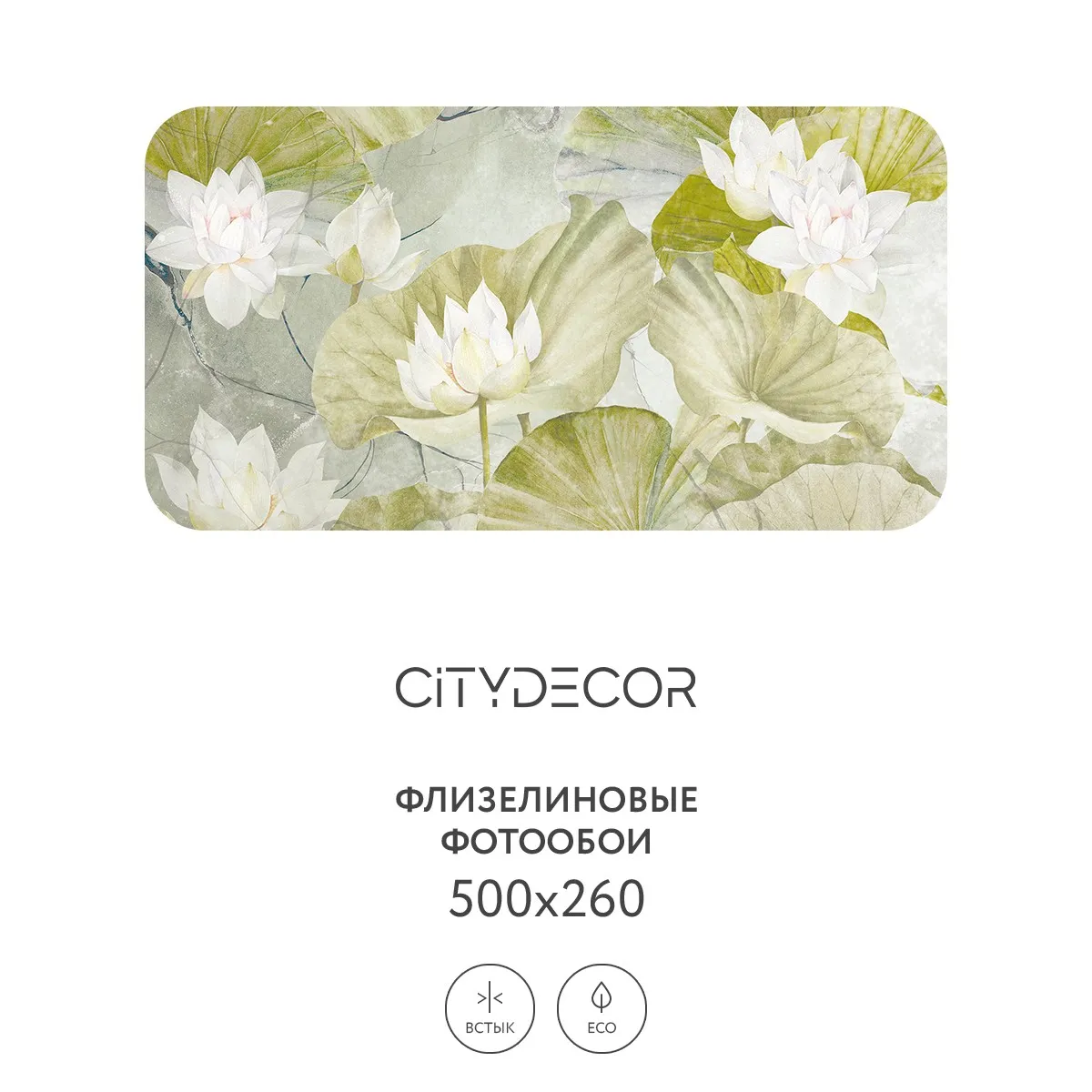 Дизайнерские фотообои рулонные Citydecor Blossom 12 на флизелиновой основе 500x260 см