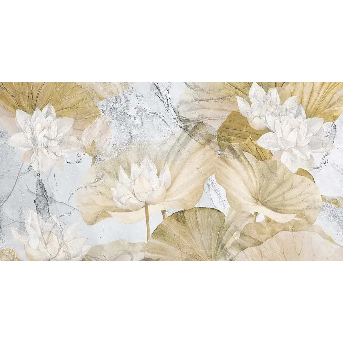 Бесшовное дизайнерское панно Citydecor Blossom 21 на флизелиновой основе 500x270 см