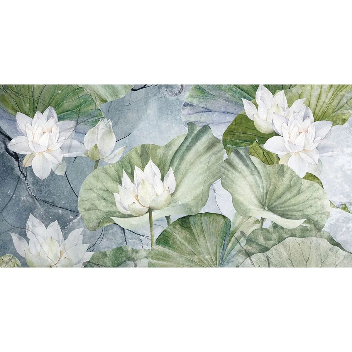 Бесшовное дизайнерское панно Citydecor Blossom 26 на флизелиновой основе 500x270 см
