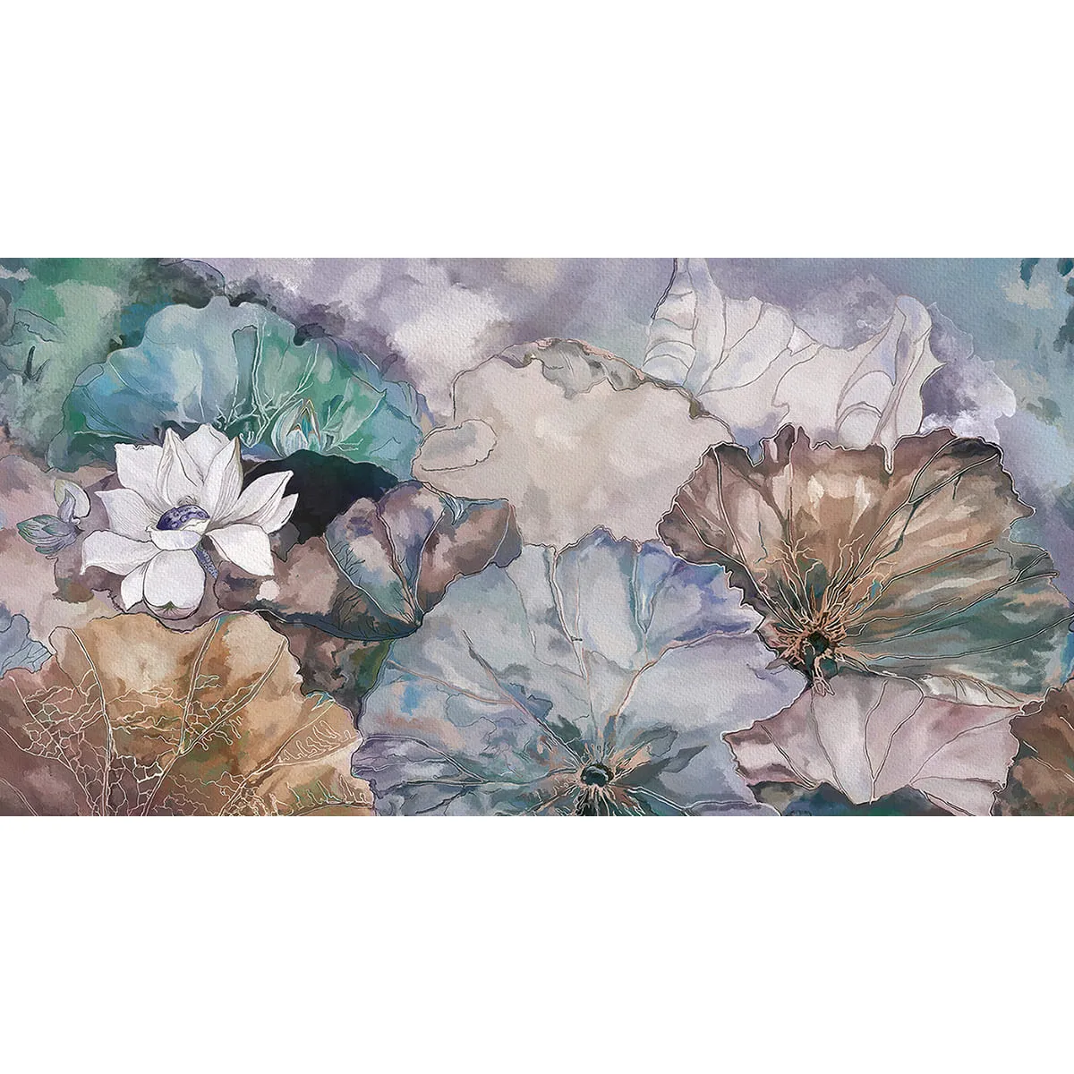 Дизайнерские фотообои рулонные Citydecor Blossom 5 на флизелиновой основе 500x260 см