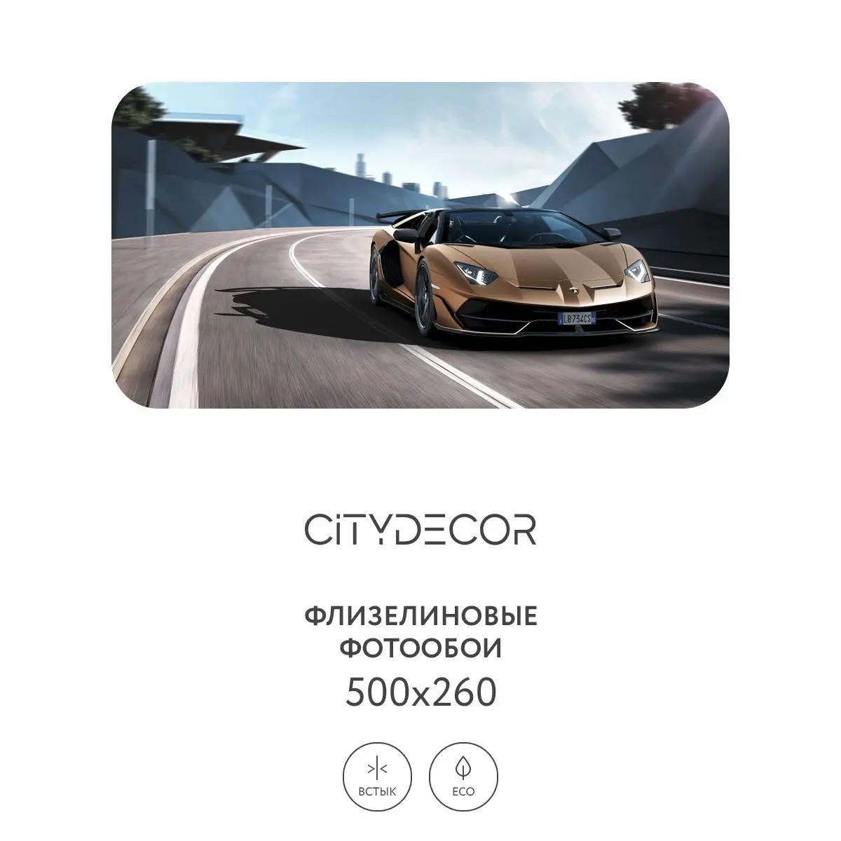 Фотообои рулонные Citydecor Транспорт 9 на флизелиновой основе 500x260 см