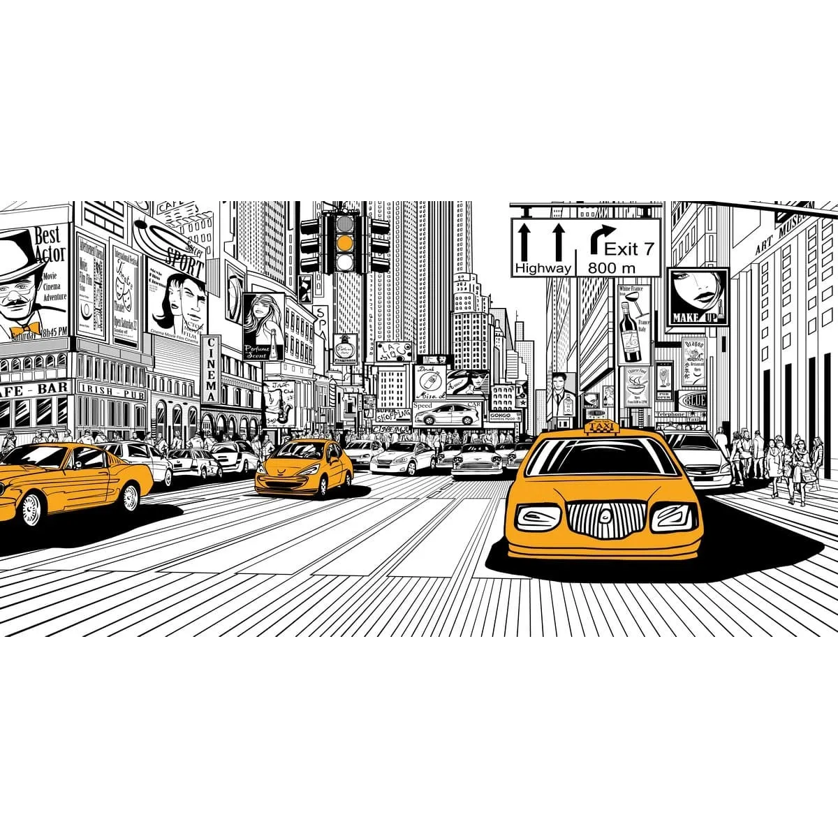 Фотообои рулонные Citydecor Города и Архитектура 91 на флизелиновой основе 500x260 см