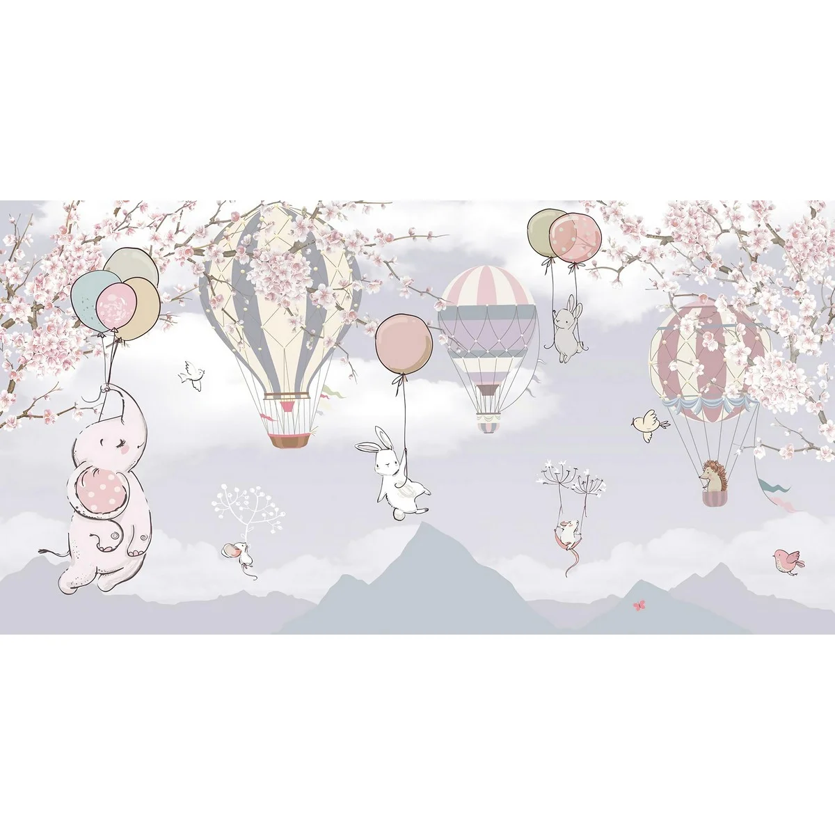 Фотообои рулонные Citydecor Cute&Lovely 13 на флизелиновой основе 500x260 см