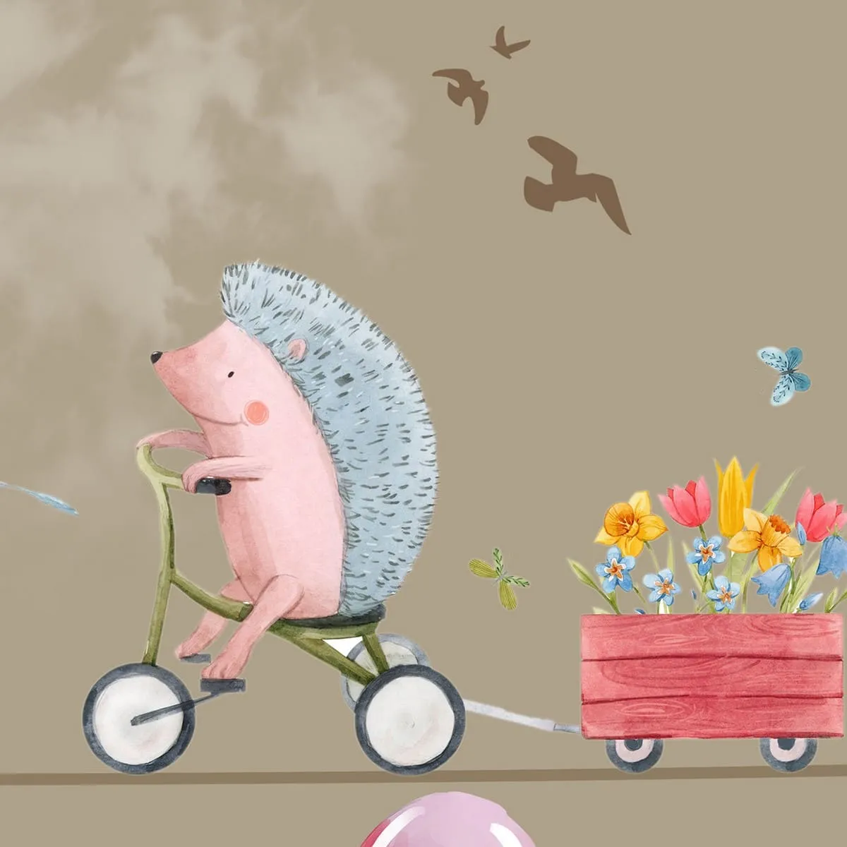 Дизайнерские фотообои рулонные Citydecor Cute&amp;Lovely 2 на флизелиновой основе 500x260 см