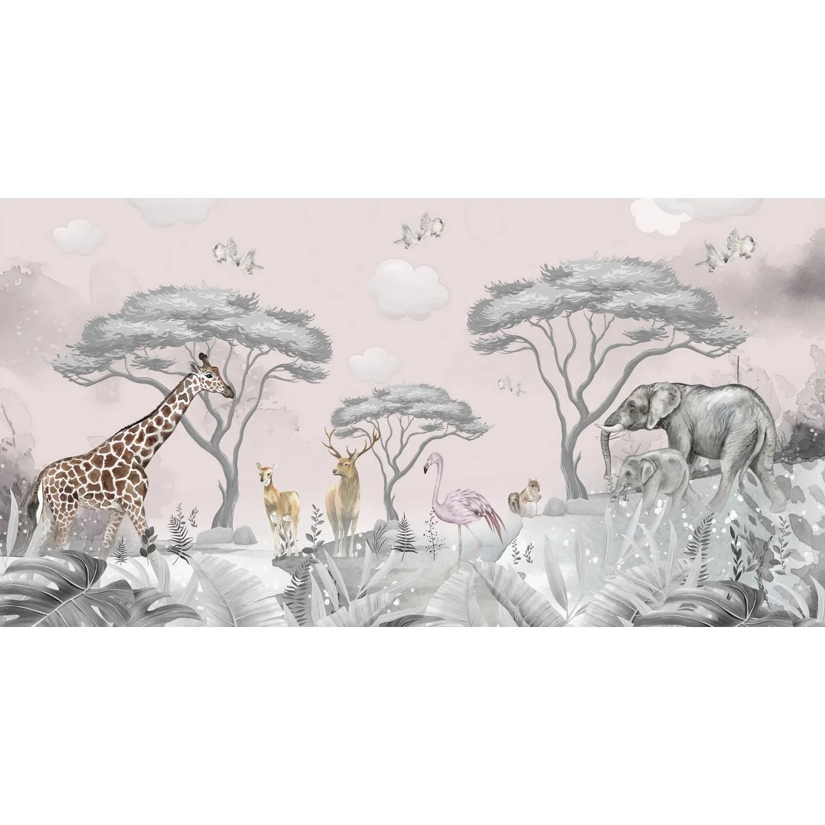 Фотообои рулонные Citydecor Cute&Lovely 38 на флизелиновой основе 500x260 см