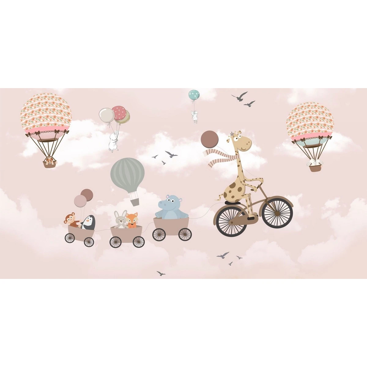 Бесшовное панно Citydecor Cute&Lovely 6 на флизелиновой основе 500x270 см