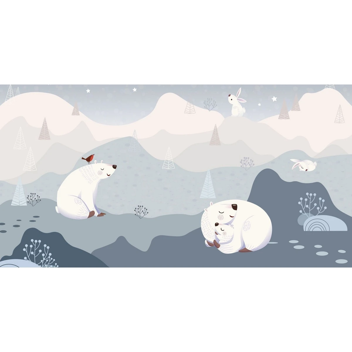 Бесшовное панно Citydecor Cute&Lovely 7 на флизелиновой основе 500x270 см