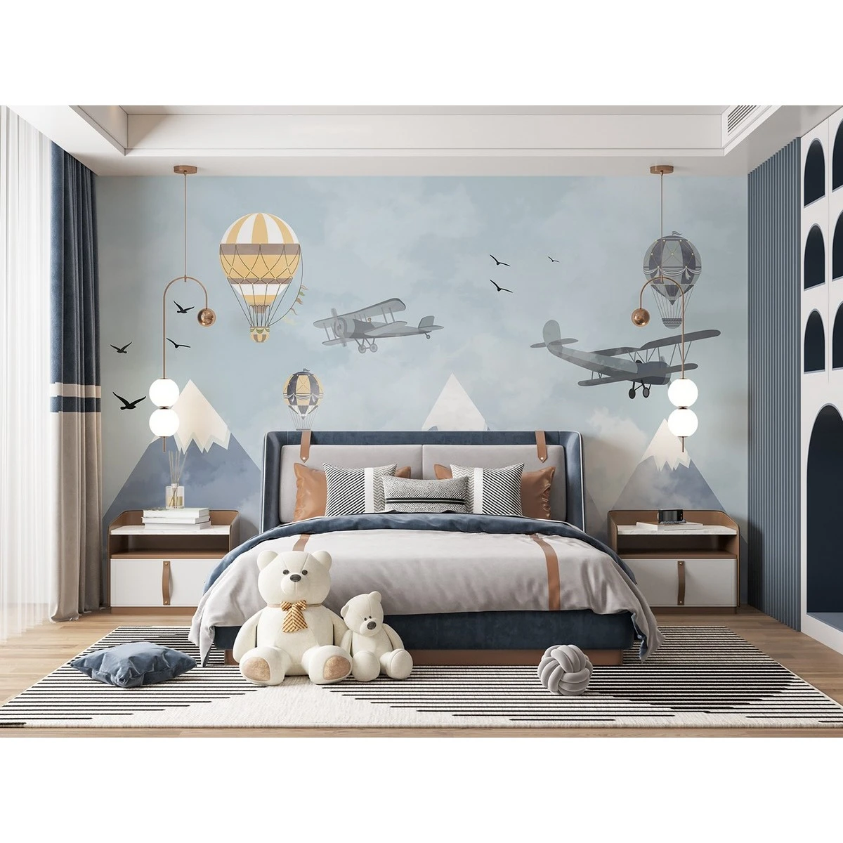 Бесшовное панно Citydecor Детская 37 на флизелиновой основе 500x270 см