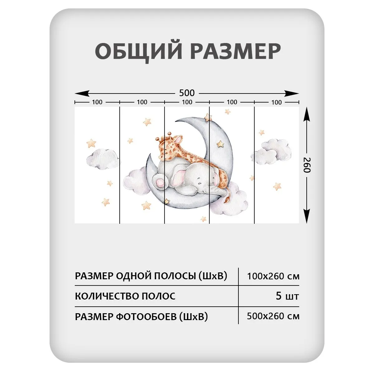 Фотообои рулонные Citydecor Детская 435 на флизелиновой основе 500x260 см