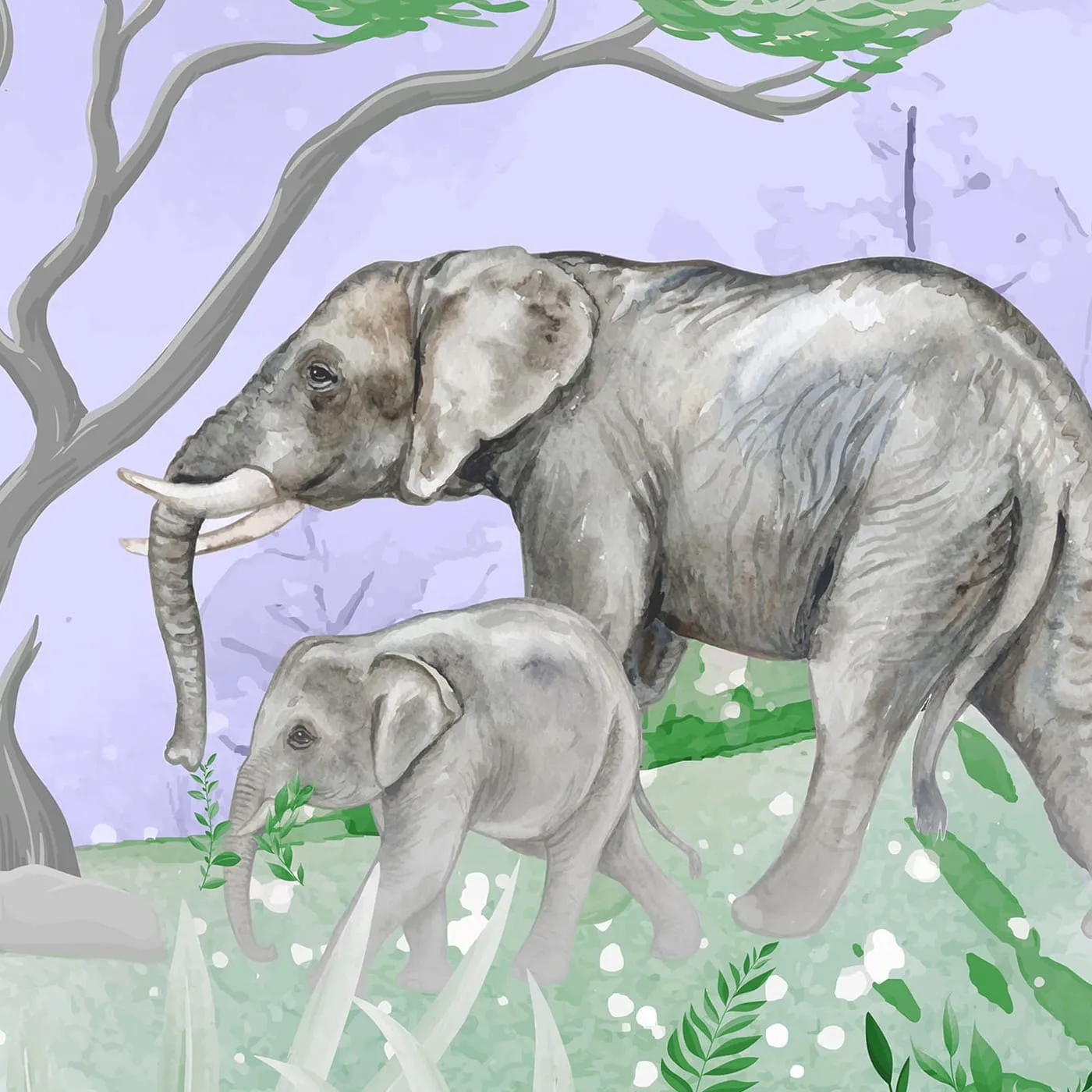 Фотообои рулонные Citydecor Детский сюжет 4 на флизелиновой основе 500x260 см