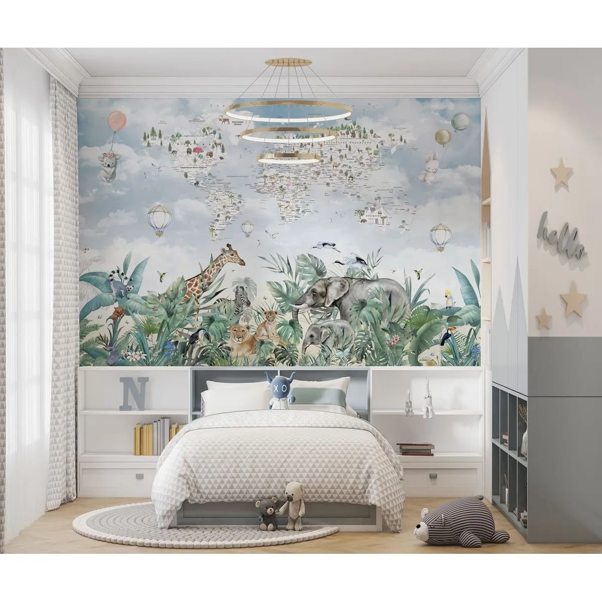 Фотообои рулонные Citydecor Джунгли зовут 19 на флизелиновой основе 500x260 см