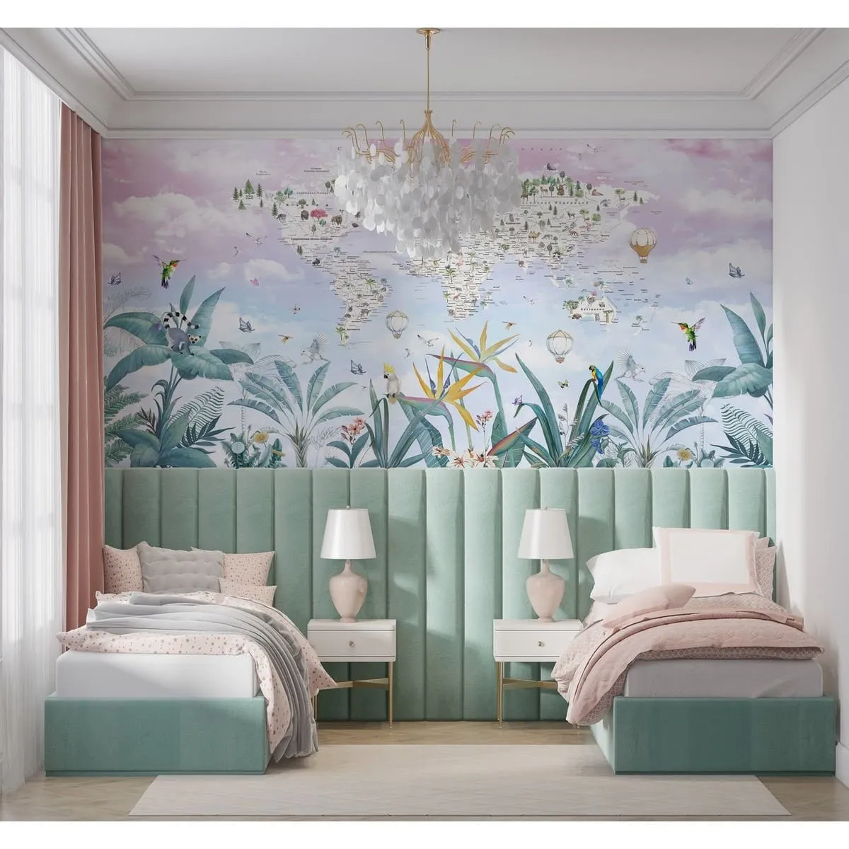 Фотообои рулонные Citydecor Джунгли зовут 23 на флизелиновой основе 500x260 см