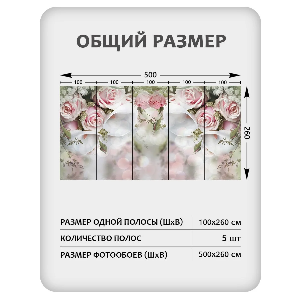 Фотообои рулонные Citydecor Цветы и Растения 48 на флизелиновой основе 500x260 см