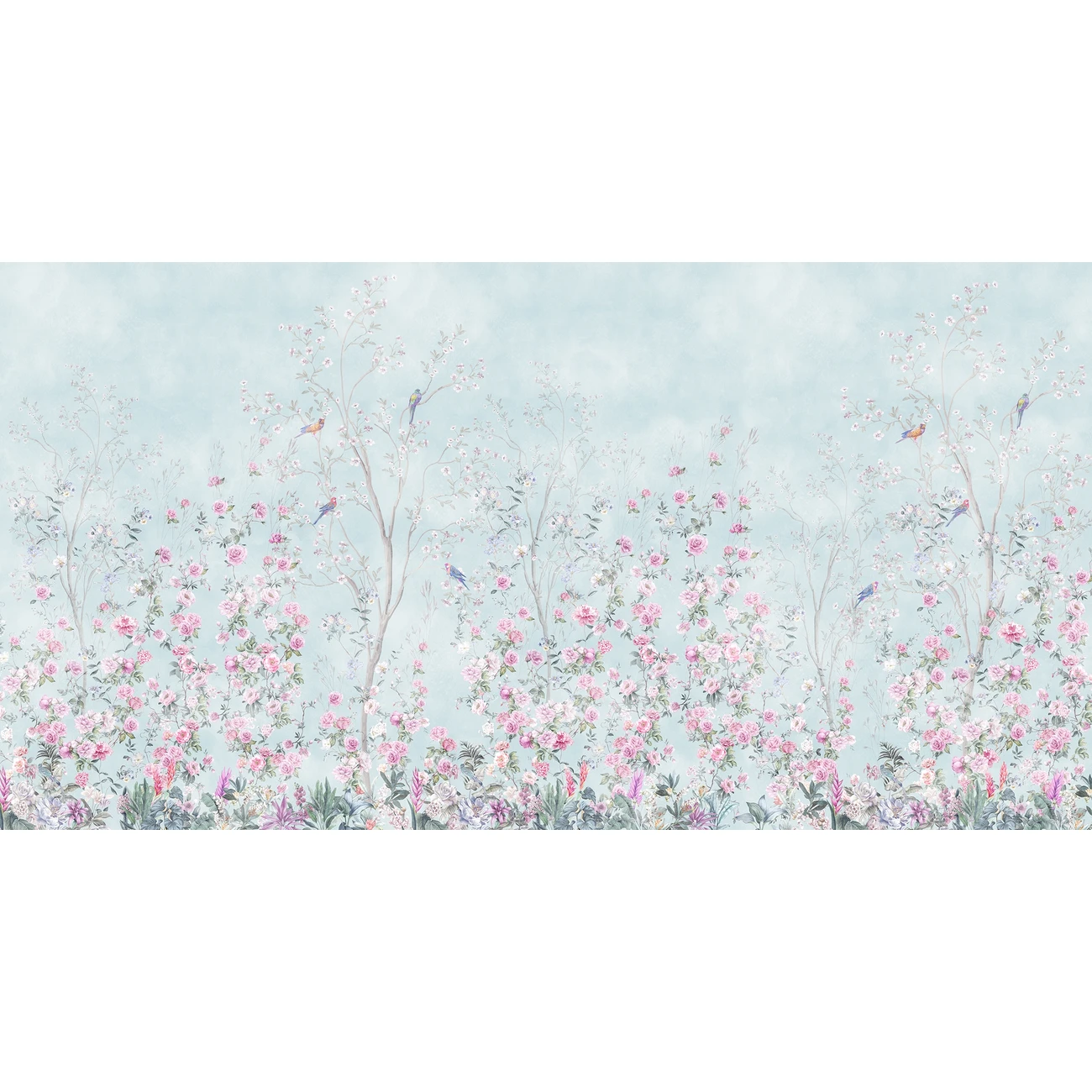 Фотообои рулонные Citydecor Flower town 23 на флизелиновой основе 500x260 см
