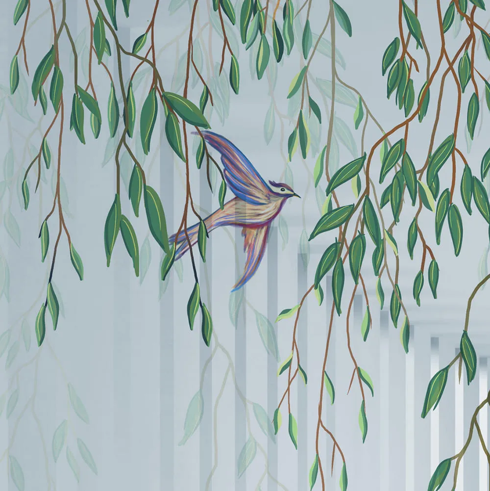 Фотообои рулонные Citydecor Flower Tunnel 3d 2 на флизелиновой основе 500x260 см