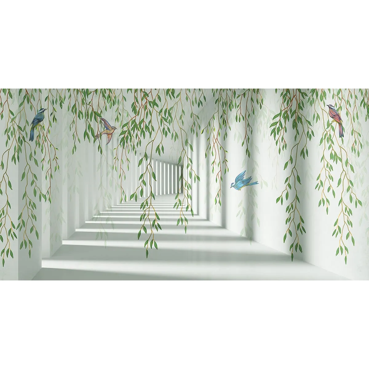 Фотообои рулонные Citydecor Flower Tunnel 3d 3 на флизелиновой основе 500x260 см