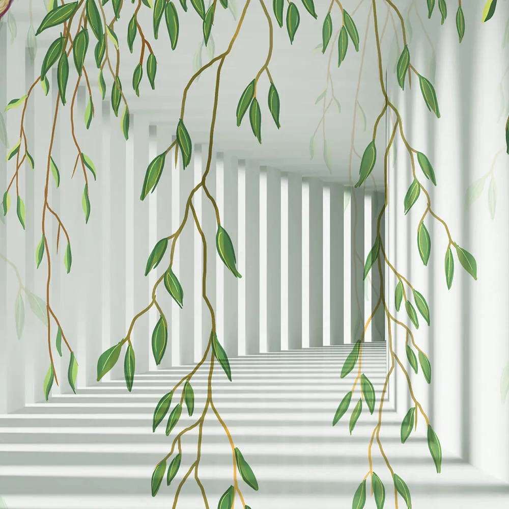 Фотообои рулонные Citydecor Flower Tunnel 3d 3 на флизелиновой основе 500x260 см