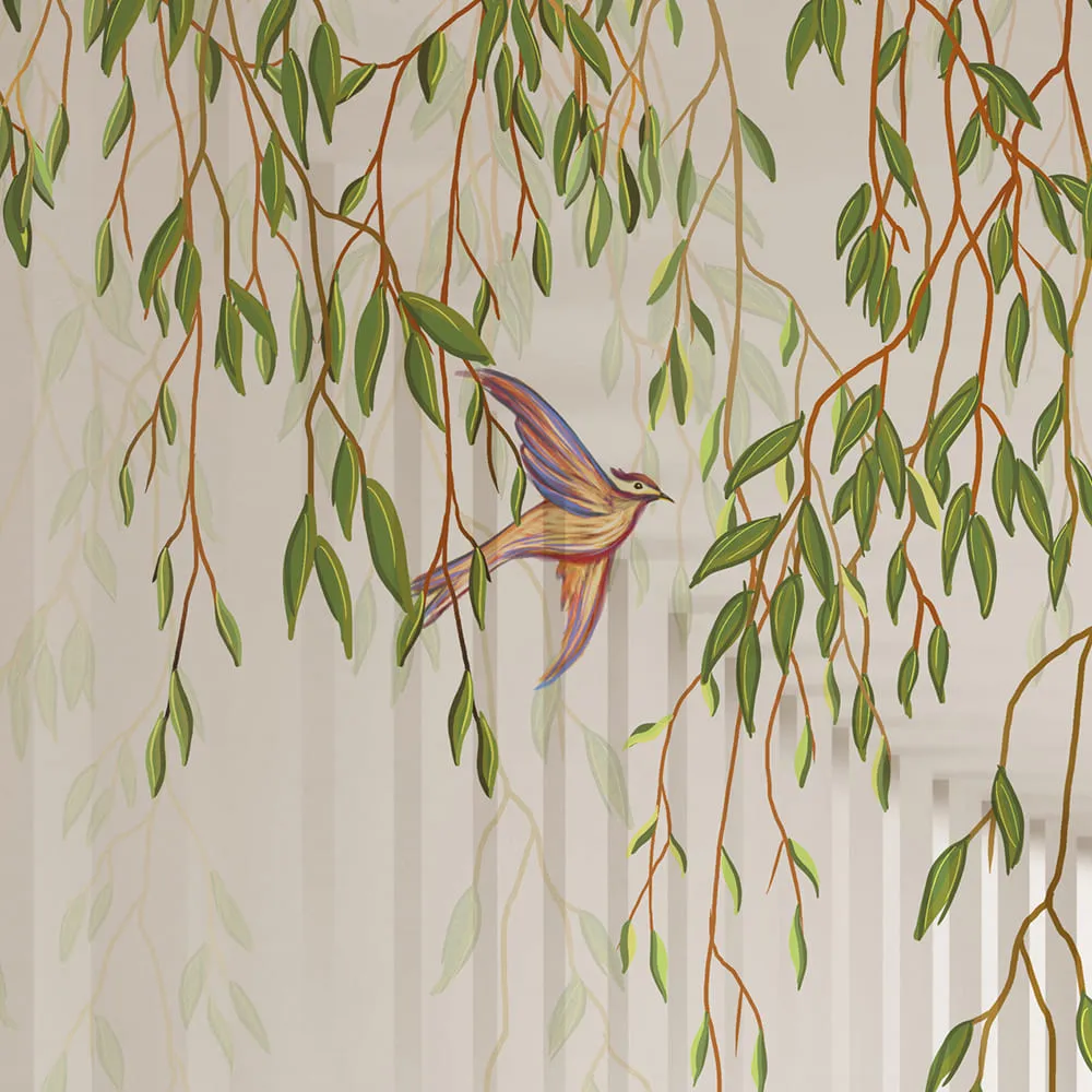 Фотообои рулонные Citydecor Flower Tunnel 3d 4 на флизелиновой основе 500x260 см