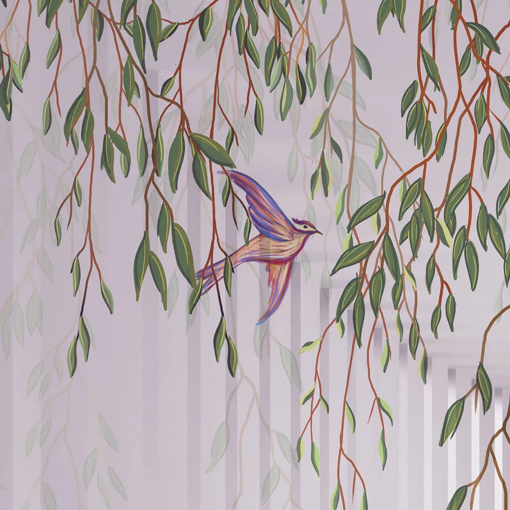 Фотообои рулонные Citydecor Flower Tunnel 3d 5 на флизелиновой основе 500x260 см