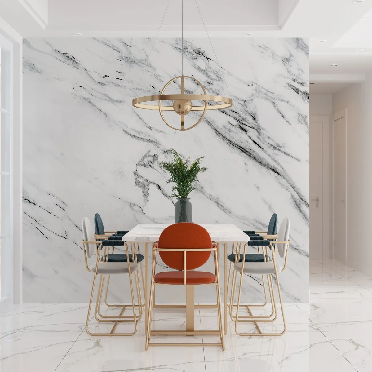 Бесшовное панно Citydecor Флюид Арт 69 на флизелиновой основе 500x270 см