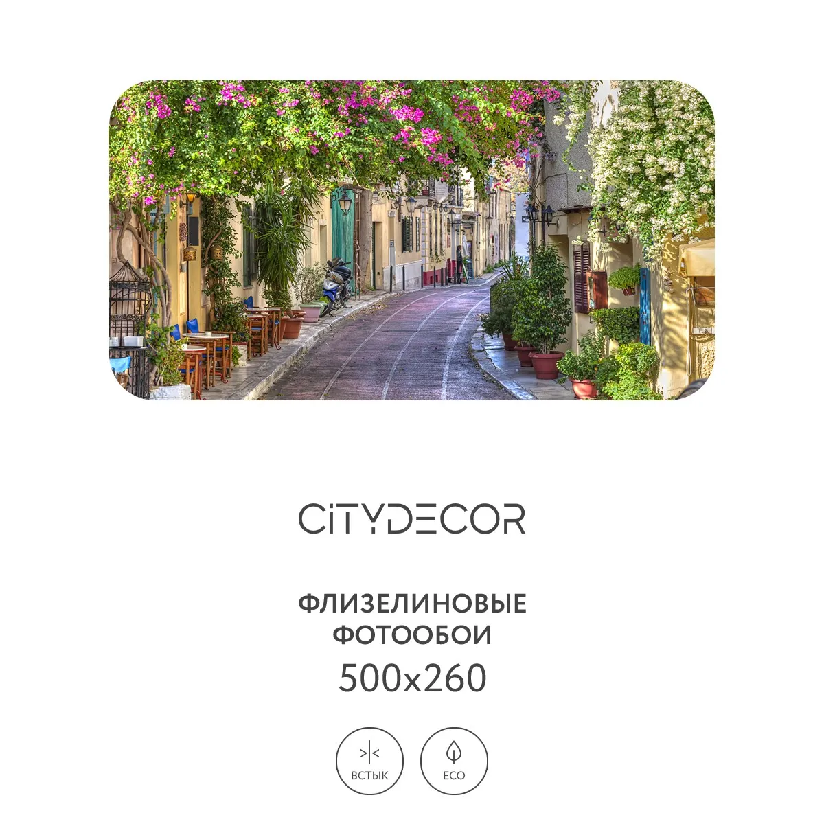 Фотообои рулонные Citydecor Фреска 54 на флизелиновой основе 500x260 см