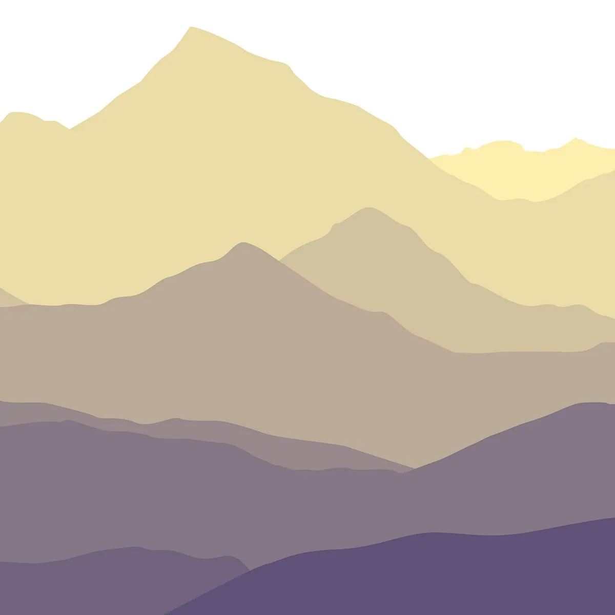 Фотообои рулонные Citydecor Горные вершины на флизелиновой основе 500x260 см