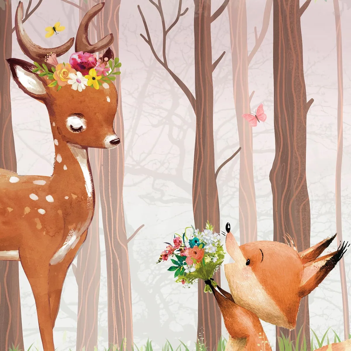 Дизайнерские фотообои рулонные Citydecor Magic Forest 1 на флизелиновой основе 500x260 см