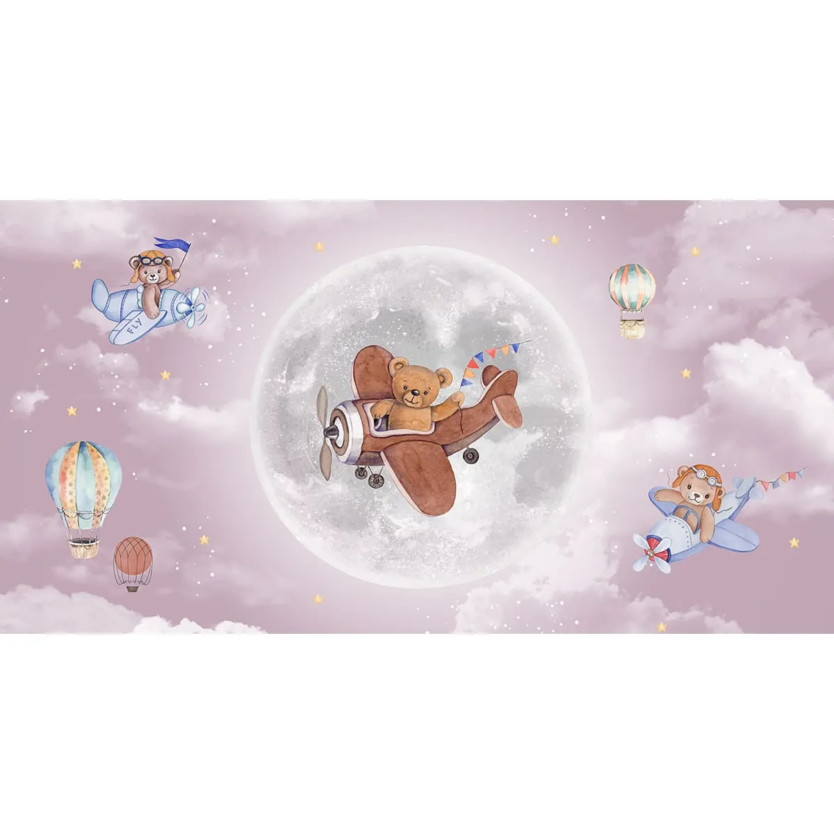 Дизайнерские фотообои рулонные Citydecor Мечтатели 10 на флизелиновой основе 500x260 см