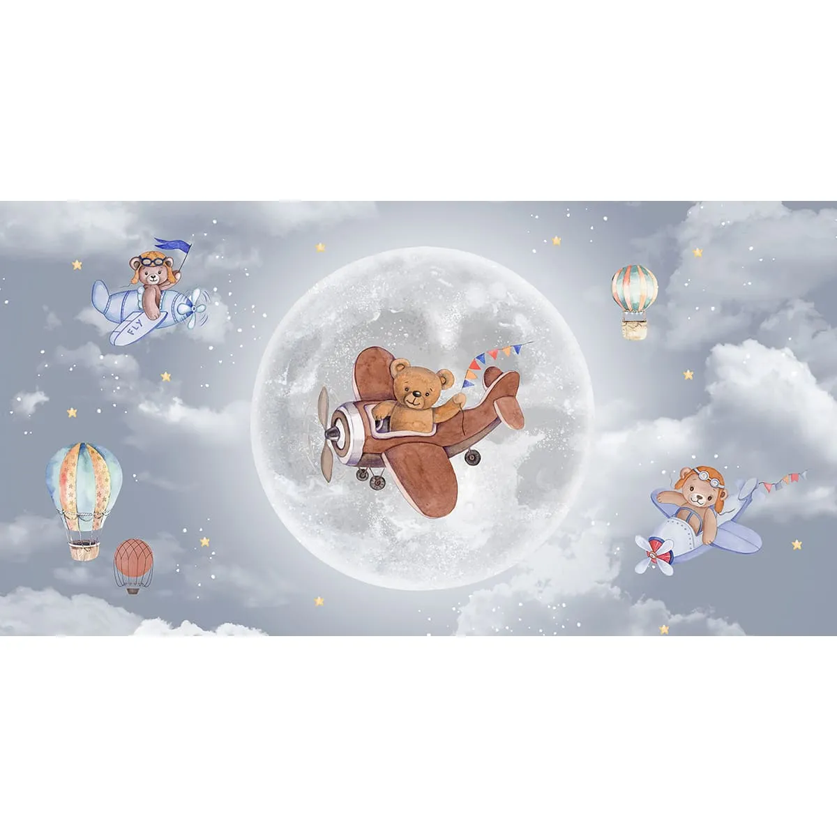 Дизайнерские фотообои рулонные Citydecor Мечтатели 11 на флизелиновой основе 500x260 см