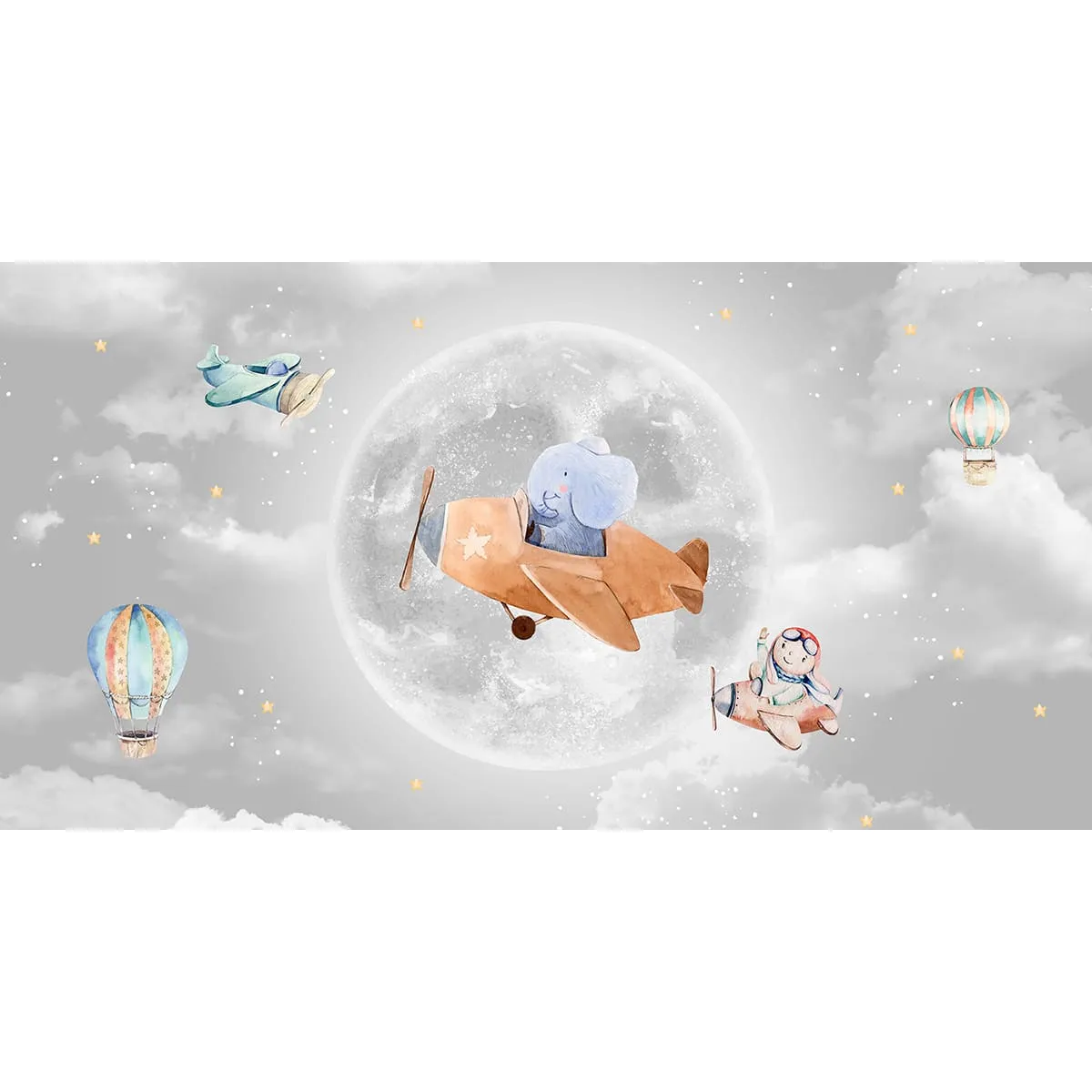 Дизайнерские фотообои рулонные Citydecor Мечтатели 5 на флизелиновой основе 500x260 см