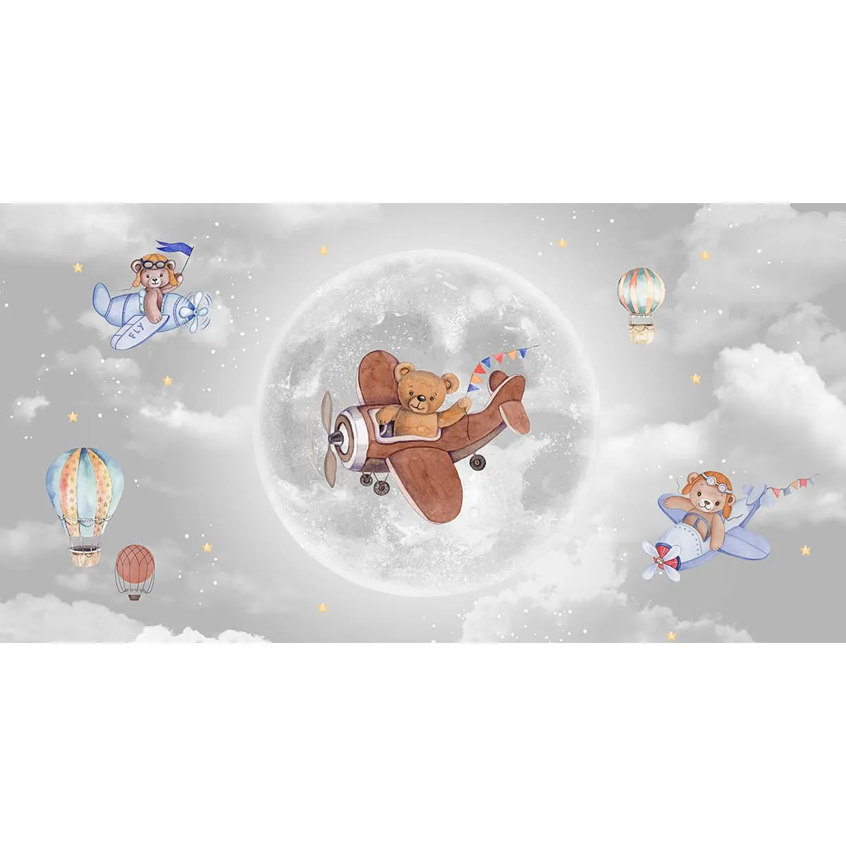 Дизайнерские фотообои рулонные Citydecor Мечтатели 9 на флизелиновой основе 500x260 см