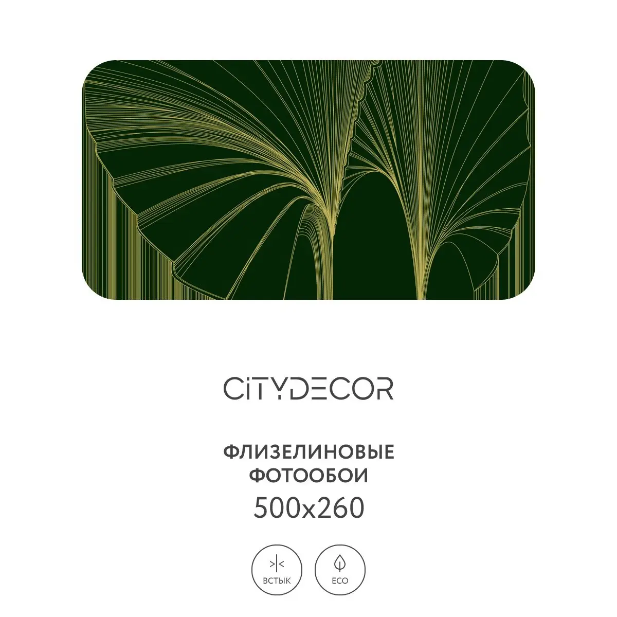 Фотообои рулонные Citydecor Perfect Lines 24 на флизелиновой основе 500x260 см
