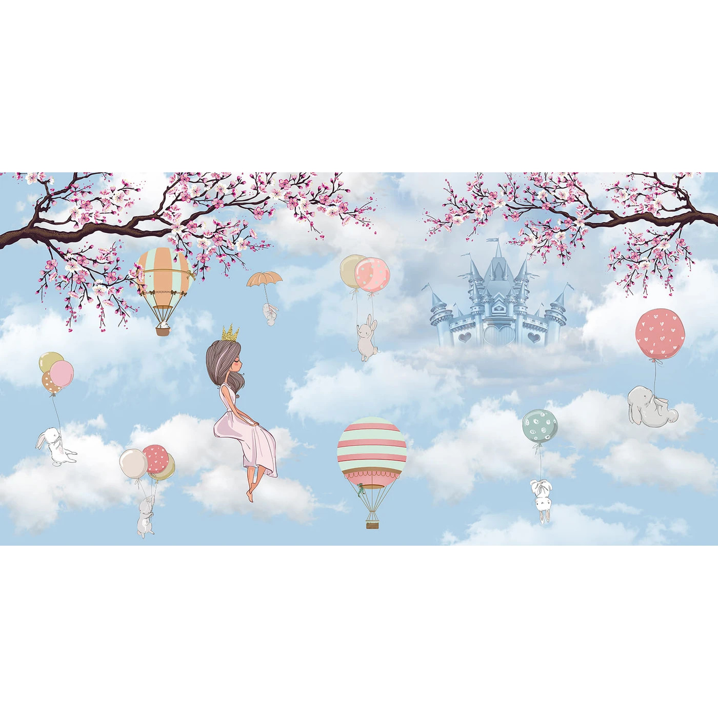 Бесшовное панно Citydecor Princess 24 на флизелиновой основе 500x270 см